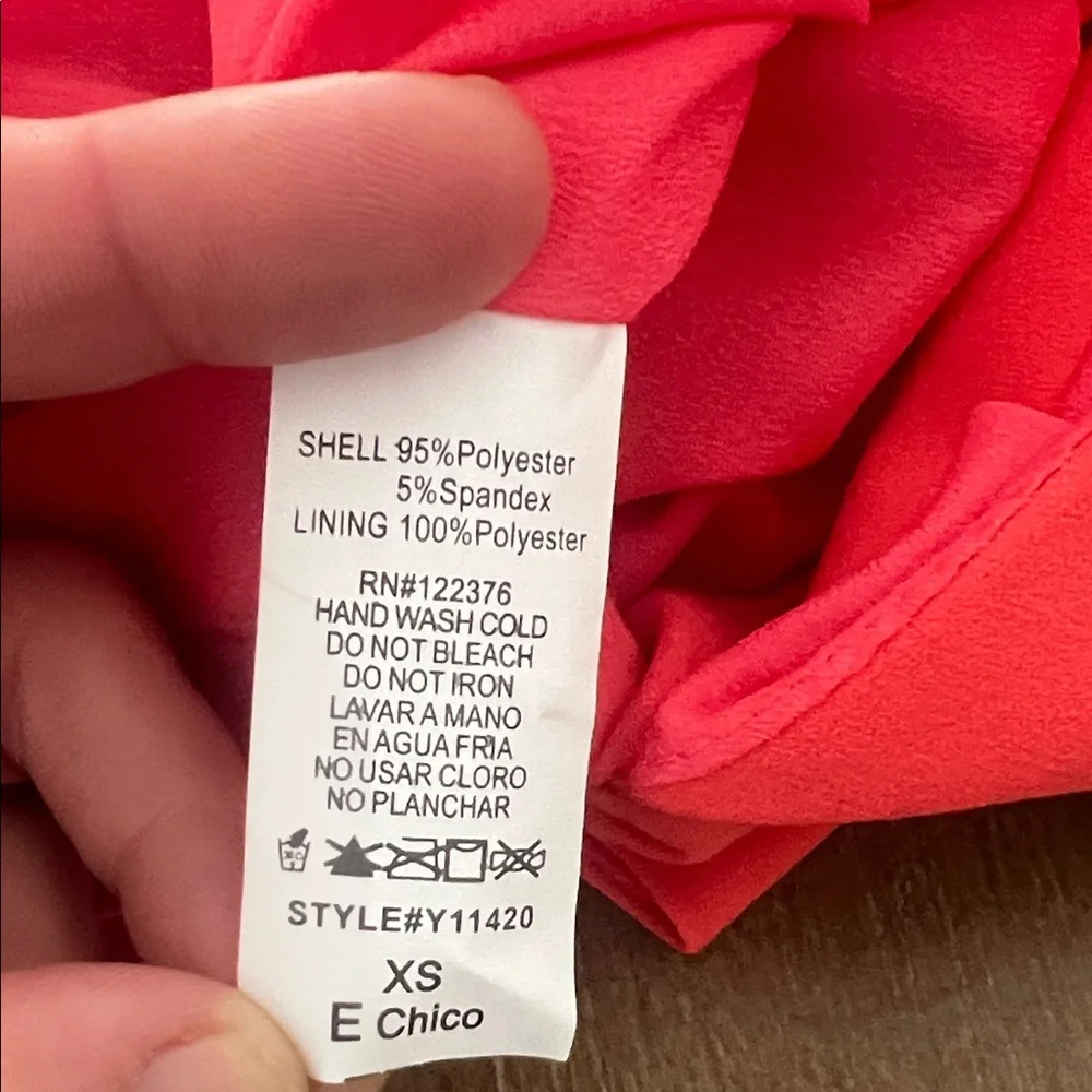 Mustard Seed size XS Red Romper - Picture 5 of 5